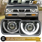 Black Led Projector U-style Switchback 7X6, H6014, H6052 Nissan Pickup Headlight. Fixed Price $84.95.
