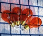 BOXOF4 New Amber Orange Party Light Bulb Watt A19 Regular 130V Fireplace. Fixed Price $39.71.