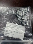 Lot Of 25 Mica LE-4MF-12R Miniature Red Led Lamps Broadcast Equipment Bulbs. Fixed Price $49.00.