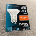(2-PK) Ecosmart BR30 3-WAY Flood 65/75/90W Cec Led Light Bulb Soft White. Fixed Price $14.00.