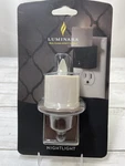 Luminara Flameless Candle Nightlight - Plug With Dusk To Dawn Sensor New. Fixed Price $32.00.