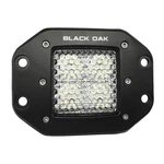 Black Oak Led 2F-FPOD10CR 2" Flush Mount Light Flood Optics. Fixed Price $140.29.