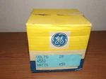 Ge 4580 Sealed Beam Lamp 28V 450W. Fixed Price $39.99.