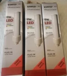 Lot Of (3) Satco S8531 Led Pl G24D (2-PIN) Base 9 Watt 277V 3000K Light Bulb. Fixed Price $34.50.