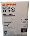 Sylvania Ultra High Definition Led 17W PAR38 15 1050LM. Fixed Price $13.99.