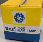 Ge 4580 All Glass Sealed Beam Lamp 28V 450W High Output Lighting Bulb. Fixed Price $25.00.