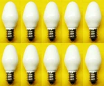 Cec Industries #7C7 Cw Bulbs, V, W, E12 Base, C-7 Shape (box Of 10). Fixed Price $22.37.