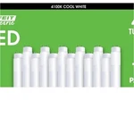 Feit Electric T48/840/LEDG2 4FT Linear Lamp 4100K Cool White 12-PACK. Fixed Price $79.99.