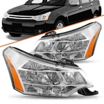 Headlights Assembly 2008-2011 Ford Focus Ses Sel Chrome Housing Pair. Fixed Price $101.99.