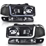 PIT66 Led Drl Bar Headlights Assembly, Compatible With 1999-2006 Gmc Sierra. Fixed Price $160.51.