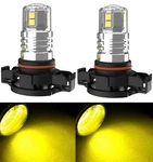 Led 20W PS19W 5201 Yellow Two Bulbs Drl Daytime Headlight Replacement Upgrade Oe. Fixed Price $27.00.