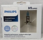 Philips Crystal Vision Platinum H1 CVPS2 55W Two Bulbs Head Light Upgrade Fit. Fixed Price $37.50.