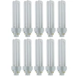 10 Pack Sunlite 18 Watt Pld 4-PIN Double Twin Tube, G24Q-2 Base, Super White. Fixed Price $30.43.