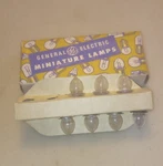Vintage 1950S Genal Electric Miniature Lamps (7) Flashlight No. PR-20. Fixed Price $10.99.