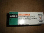 Sylvania 150Q/MC(ETH)120 Super 150W Tungsten Halogen Lamp Bulbs E11 Lot Of 2PC. Fixed Price $20.00.