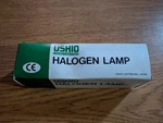 1000287 Ushio Ehd 500W 120V G9.5 T4 Clear Halogen Lamp. Fixed Price $23.99.