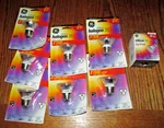 Lot Of 8 - 20641 120V (7)35 Watt & (1)50 Jdr Track Halogen Bulbs. Fixed Price $49.99.