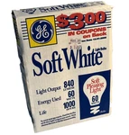 Vintage Soft White Light Bulbs 60W 840 Lumens Nos Pack Incandescent New. Fixed Price $54.95.