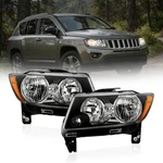 Headlight Assembly For 2011-2013 Jeep Grand Cherokee 2011-2017 Compa.... Fixed Price $143.00.