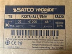 Satco F32T8 841 Env Hi-grade Fluorescent Bulbs 32W 4100K 48IN Case 30. Fixed Price $69.99.