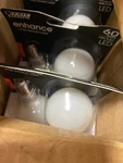 Feit BPG1660W927CAFIL2/6 Eq G16.5 E12 Vintage Led Bulb, Soft White, 12-PACK. Fixed Price $40.43.