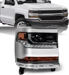 Headlight Assembly Compatible With Chevy Silverado 1500 2016 2017 2018 (hid/xeno. Fixed Price $206.99.