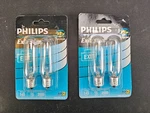 New Philips Exit Sign Bulbs BC15T6 145V (pack Of 2) 15W Light. Fixed Price $9.95.