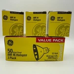 MR16 Halogen Flood Light Bulbs 3-PACK 12 Volt 50W Open Face Exn MR-16. Fixed Price $9.99.