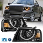 Dot Led Headlight Turn Signal Drl Halo 04-08 Ford F150 06-08 Lincoln Mark Lt. Fixed Price $398.98.
