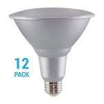 Pack Satco S9443 25 Degree Led 120V 15W =90W PAR38 E26 Dimmable Silver 4000K. Fixed Price $180.00.