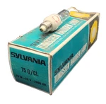 Sylvania Halogen Lamp 75Q/CL Mini Candelabra Base 75W 28V (qty 1). Fixed Price $7.99.