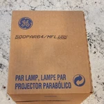 Ge * 120 Volt Medium Flood 500PAR64/MFL Projector Bulb. Fixed Price $34.88.