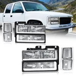 Led Drl Headlights Coner For 1994-1999 Chevy C/k 1500 2500 Suburban .... Fixed Price $223.43.