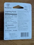 Westinghouse #04721 25 Watt Halogen 120V GY7.9/8.0 Pin Base Dimmable. Fixed Price $29.99.