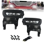 Led Fog Lights Compatible Assembly With 2017 Gmc 2016-2018 Sierra. Fixed Price $137.96.