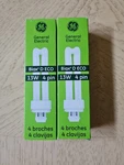 Ge Biax D Eco Twin Tube Florescent Light 13W G24Q-1, Pin. Fixed Price $5.00.
