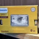 (2) New Philips H4656C1 Sealed Beam Headlamp Headlight Bulb. Fixed Price $20.00.