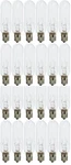 (case Of 24) Ge Proline T6 Tubular 15W 145V Screw Base Clear Light Bulbs,. Fixed Price $24.77.