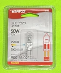 Satco S3470 12V 50T4Q/CL Watt Halogn Bi-pin GY6.35 Base Light Bulb. Fixed Price $9.95.
