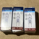Lot- Westinghouse 20W 12V Clear 2-PIN Lamp Light Bulb 2000 Hour 04436 G-4 Base. Fixed Price $8.99.