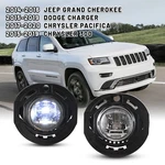 Autowiki Led Fog Lights Assembly For Jeep Grand Cherokee 2014-2016 / Dodge Ch.... Fixed Price $77.42.