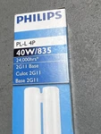 25 Bulb Philips Pl-l 40W/835/4P/RS/IS 2GII Base Fluorescent Tube Lamp New. Fixed Price $145.00.