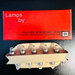 Vintage Chicago Minature Lamps - 10 Bulbs Norelco 222 Nos. Fixed Price $14.99.