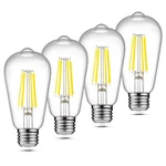 Ascher Led Edison Bulbs 6W, Equivalent 60W, High Brightness Cool White 4000K,.... Fixed Price $21.07.
