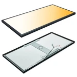 Black 2X4 Ft Led Flat Panel Light Surface Mount Pack, 0-10V Dimmable, 5000K.... Fixed Price $394.16.