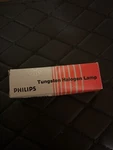 Philips Tungsten Halogen 250Q/CL/DC 120V Lamp. Fixed Price $15.00.