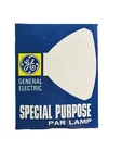 General Electric Mine Par Lamp 150W 125V Medium Side Prong Base. Fixed Price $10.00.