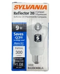 Sylvania 29638 Reflector Compact Fluorescent CF9EL/R20/2700K 9W 300 Lumens. Fixed Price $11.83.