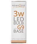 Newhouse Lighting 3W 260 Lumen Non-dimmable Led Bulb G9-3025-4. Fixed Price $35.80.