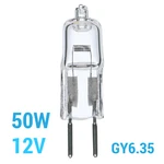 Satco S3121 S3470 50T4/CL Clear Bulb 50W 12V 2-PIN Bi-pin GY6.35 Warm White. Fixed Price $5.55.